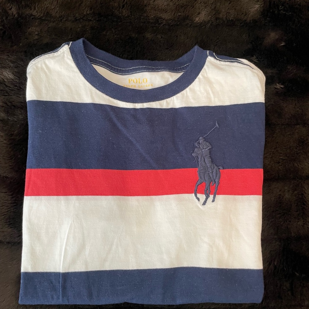 Polo shirt w/stripes